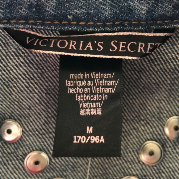 Victoria’s Secret Embellished Denim Jacket NEW - Picture 4 of 7